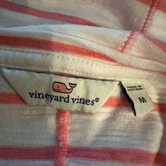 Vineyard Vines pink/white dress size M - Picture 6 of 7